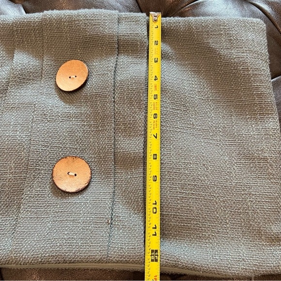Pier 1 Pillow Case Cover With Button Accents Coastal Blue - Picture 10 of 10
